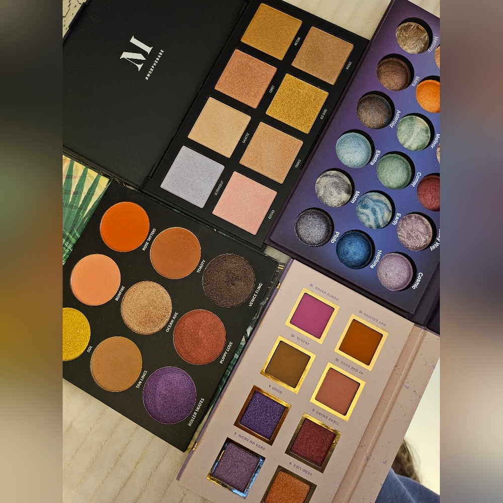 Bailey Sarian x Estate, Morphe, BH, Alamar Eyeshadow Palette Bundle